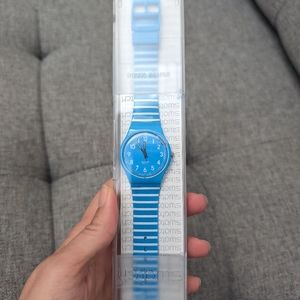 Vintage Swatch STRIPED RISE-UP GS138I Watch for Her | Swiss Quartz Watch